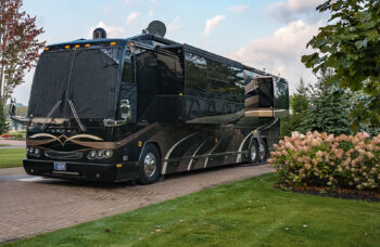 Magna Shade Review - Magnetic sun protection for Prevost motorcoaches